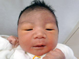 誕生日2月17日 橘川家 れおん君（男の子)